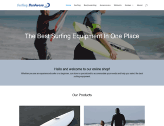 surfinghardware.co.uk screenshot