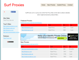 surfproxies.com screenshot