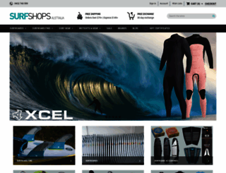 surfshopsaustralia.com.au screenshot
