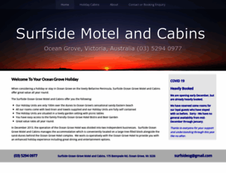surfsideoceangrove.com.au screenshot