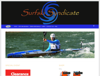 surfskisyndicate.com screenshot
