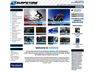surfstore.co.uk screenshot