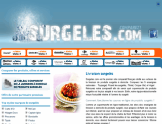 surgeles.com screenshot