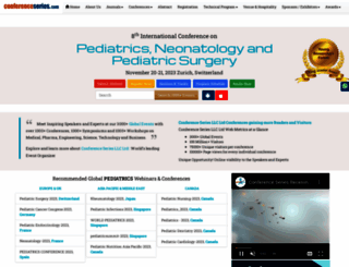 surgery.pediatricsconferences.com screenshot