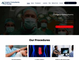 surgeryconsultantsofflorida.com screenshot
