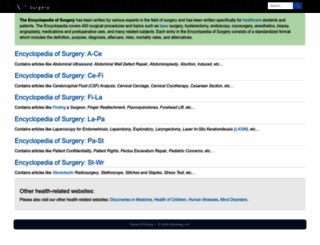 surgeryencyclopedia.com screenshot