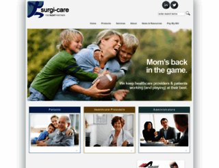 surgi-careinc.com screenshot