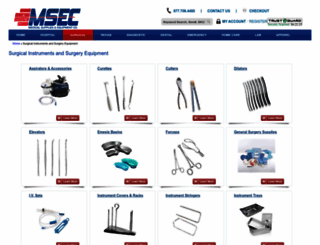 surgical-instruments-supplies.medical-supplies-equipment-company.com screenshot