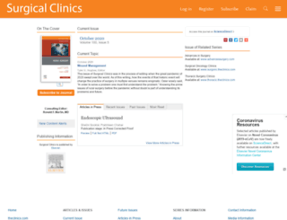 surgical.theclinics.com screenshot