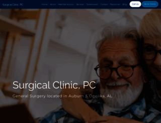 surgicalclinicpc.com screenshot