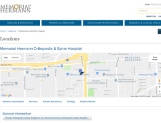 surgicalhospital.com screenshot