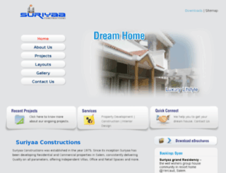 suriyaaconstructions.com screenshot