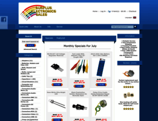 surplus-electronics-sales.com screenshot