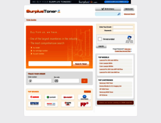 surplustoner.com screenshot