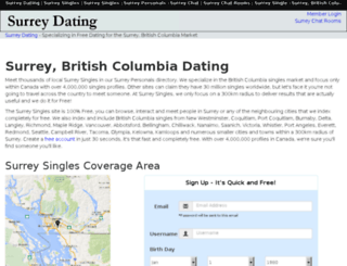 surrey-dating.ca screenshot