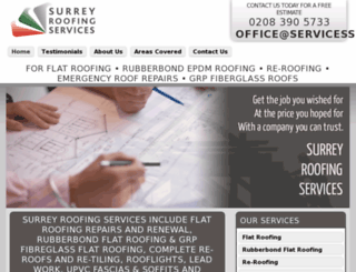 surrey-roofing-services.co.uk screenshot