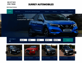 surreyautomobiles.co.uk screenshot