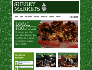 surreymarkets.co.uk screenshot