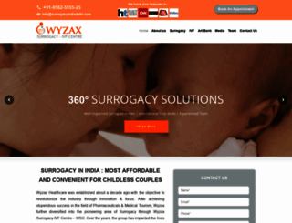 surrogacyindiadelhi.com screenshot