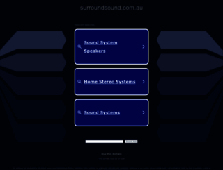 surroundsound.com.au screenshot