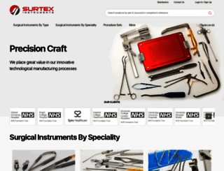 surtex-instruments.co.uk screenshot