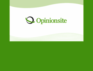 survey.opinionsite.com screenshot
