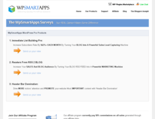survey.wpsmartapps.com screenshot