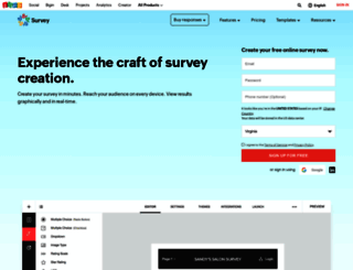 survey.zoho.in screenshot