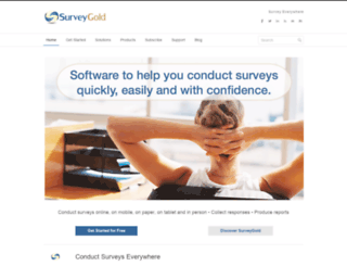 surveygoldsolutions.com screenshot