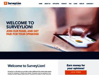 surveylion.com screenshot