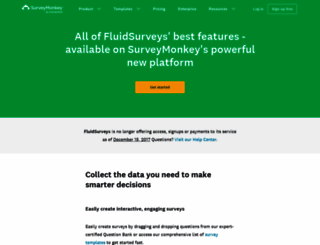 surveymonkey.fluidsurveys.com screenshot