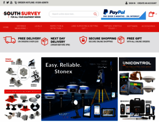 surveyorsequipment.co.uk screenshot