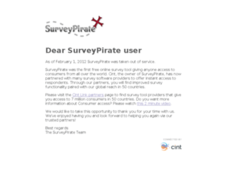 surveypirate.com screenshot