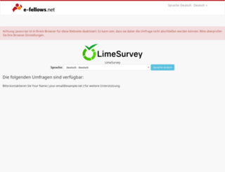 surveys.e-fellows.net screenshot