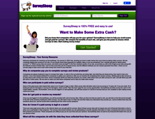 surveysheep.com screenshot
