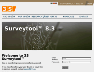 surveytool.3s.se screenshot