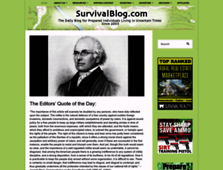 survivalblog.com screenshot