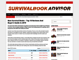 survivalbookadvisor.com screenshot