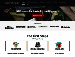 survivalcache.com screenshot