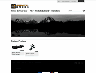 survivalcreek.com screenshot