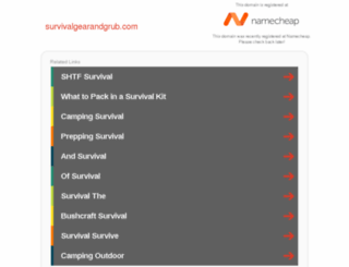 survivalgearandgrub.com screenshot