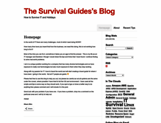survivalguides.wordpress.com screenshot