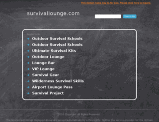 survivallounge.com screenshot