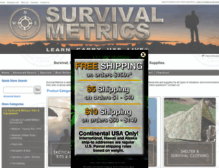 survivalmetrics.com screenshot