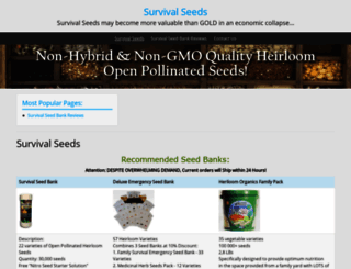 survivalseeds.vegetable-gardening-guide.info screenshot