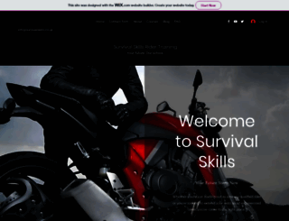 survivalskills.co.uk screenshot