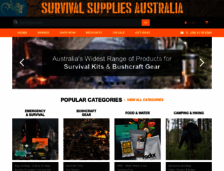 survivalsuppliesaustralia.com.au screenshot