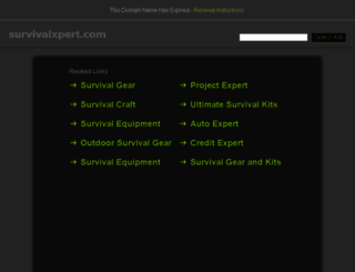 survivalxpert.com screenshot