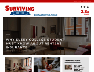 survivingcollege.com screenshot