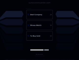 survivorsneverdie.com screenshot